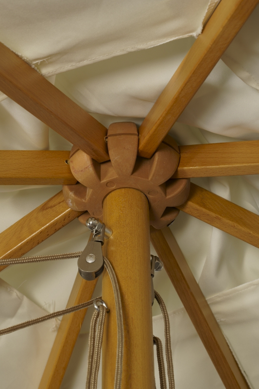 Naxos Parasoll Beige 300cm