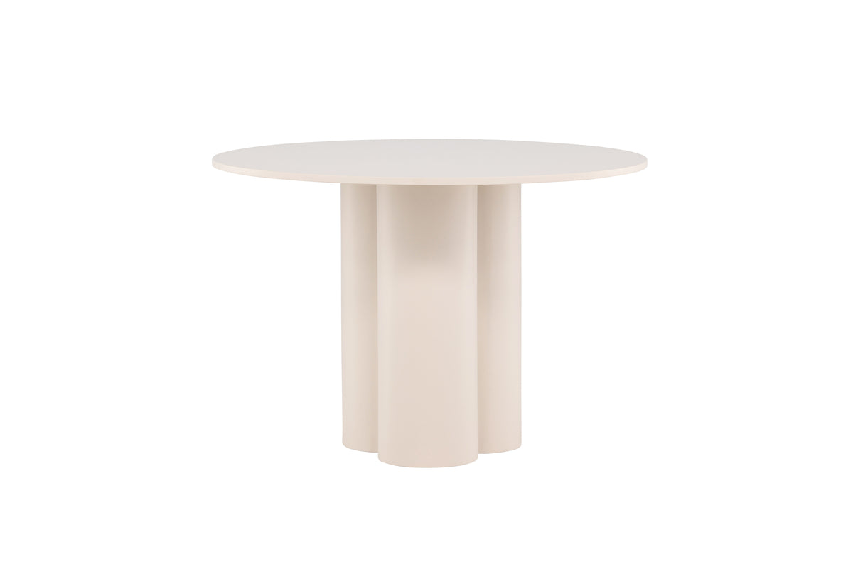 Olivia Dining Table Round Beige