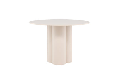 Olivia Dining Table Round Beige