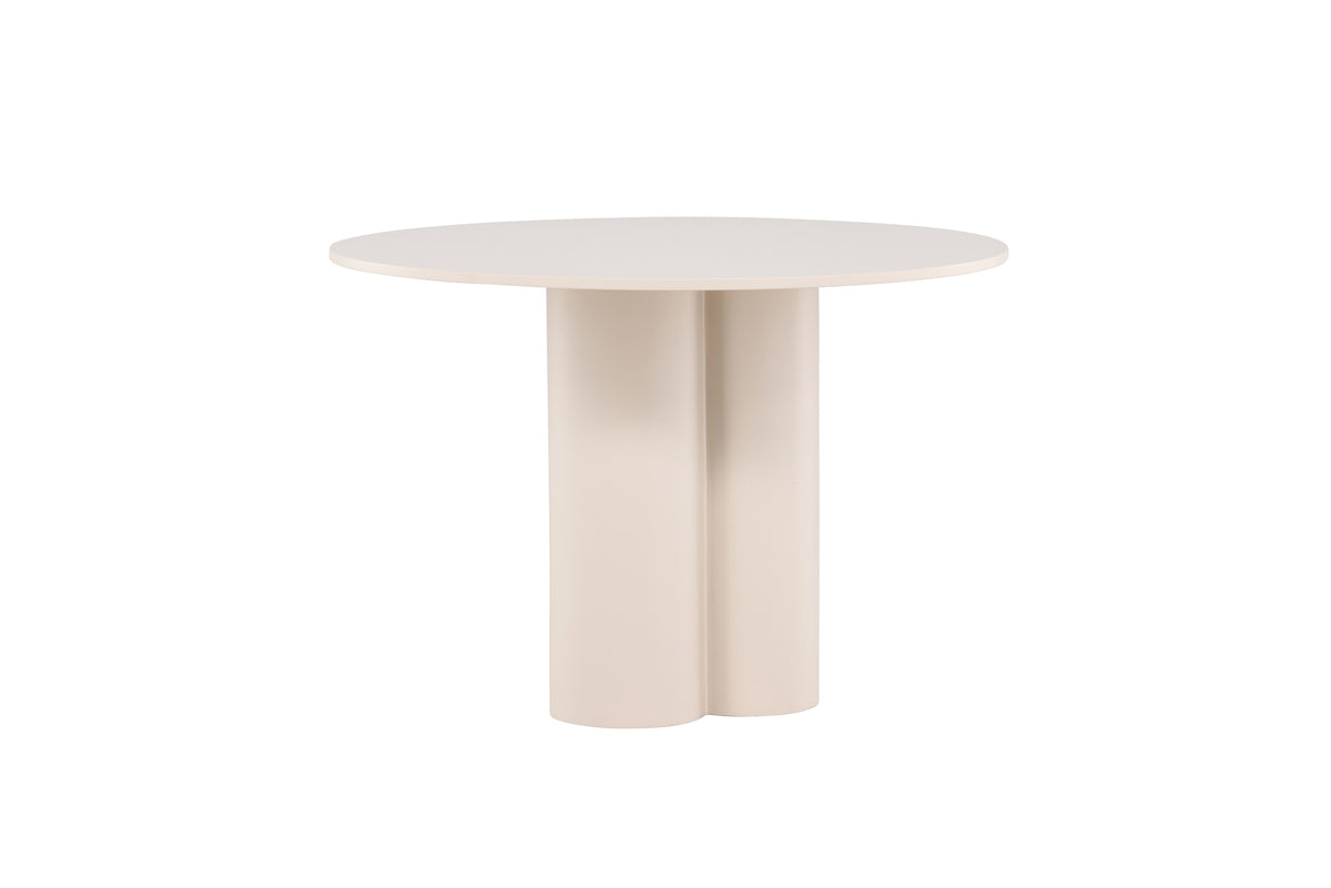 Olivia Dining Table Round Beige