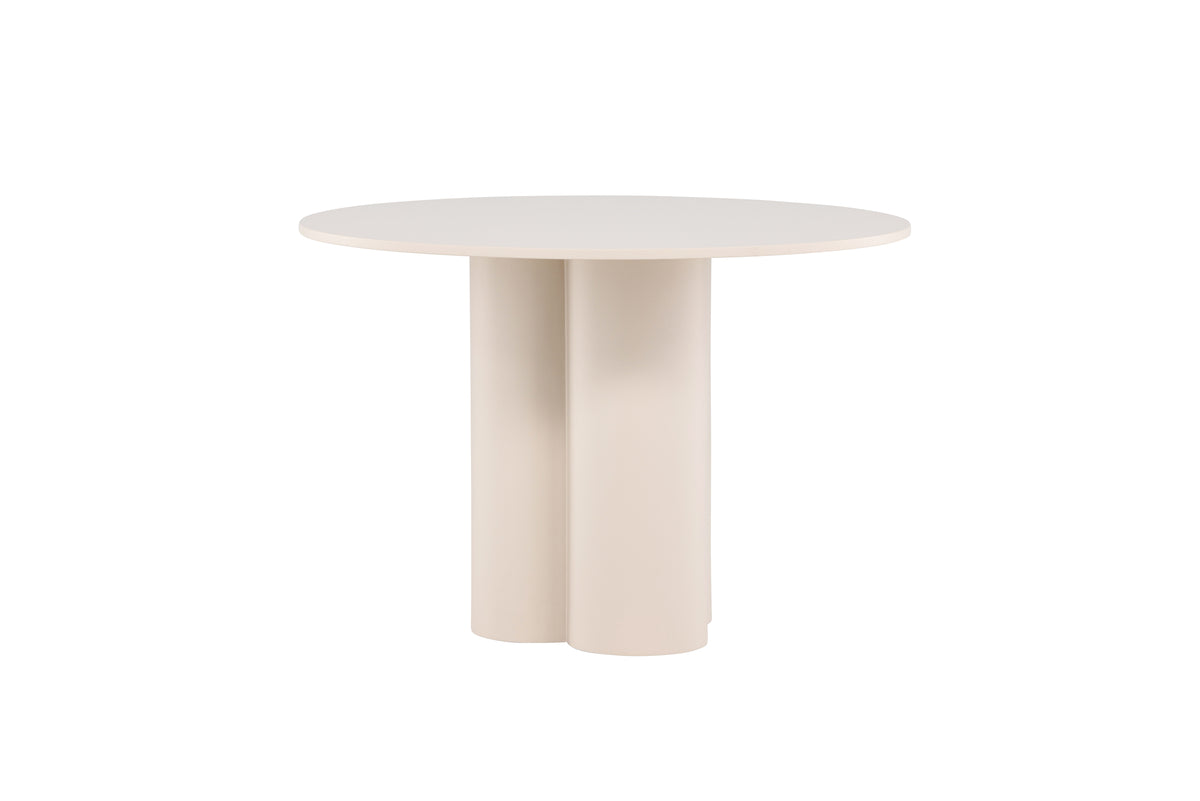 Olivia Dining Table Round Beige