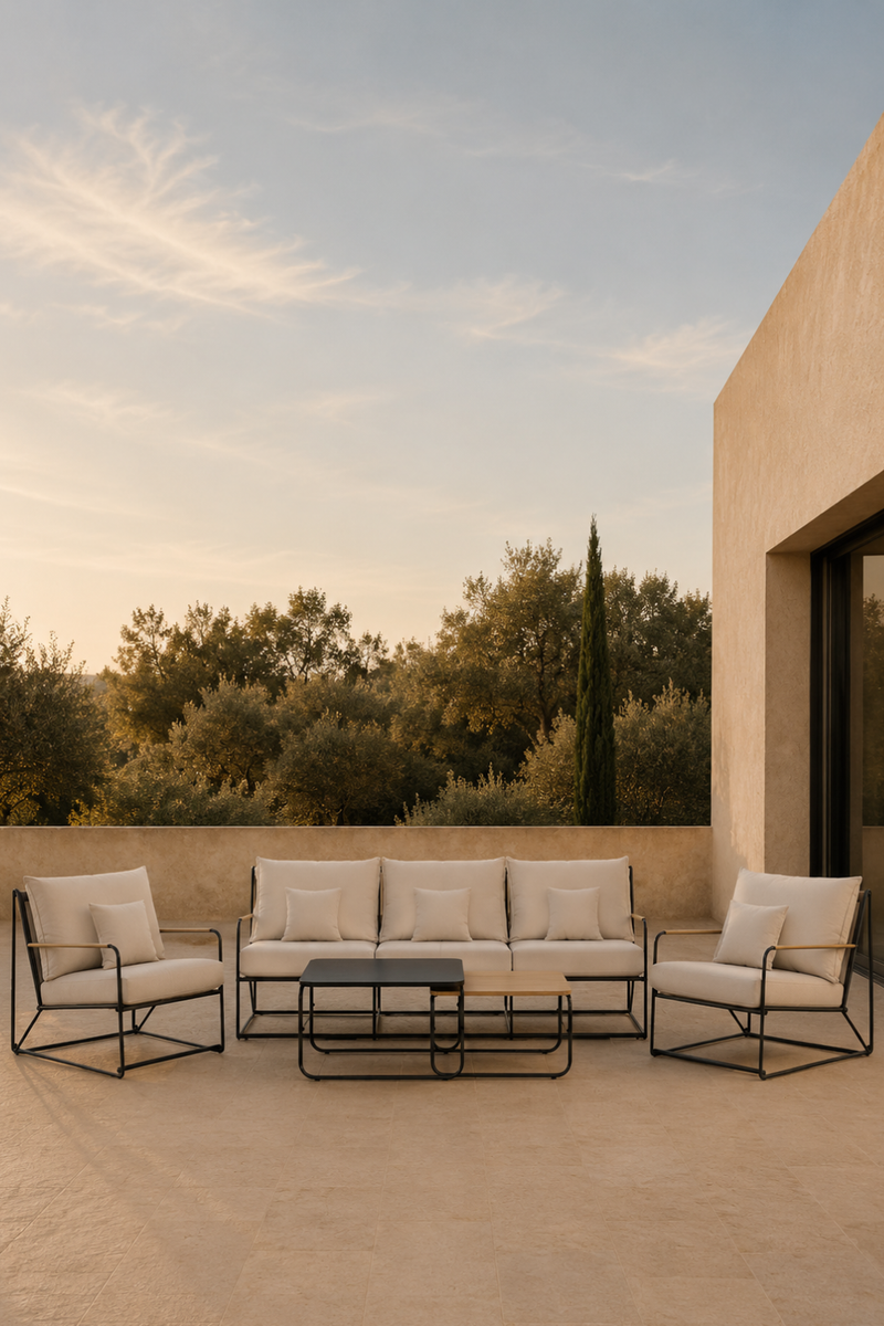 Palazzo Soffgrupp Svart Beige