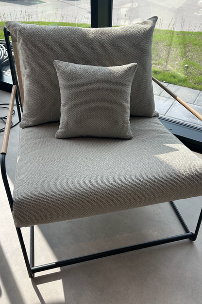 Palazzo Zitgroep Zwart-Beige Bouclé