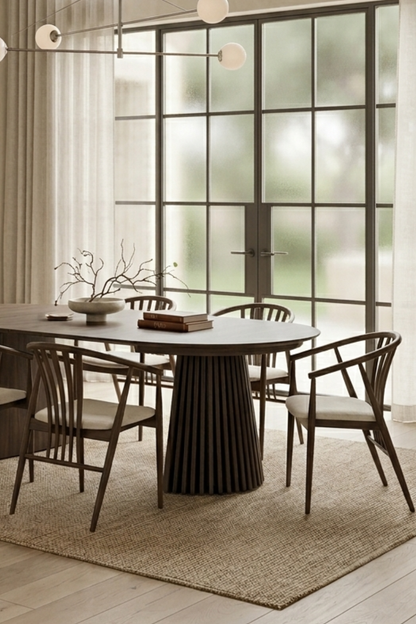 Agustin Matbords Stol Smoked