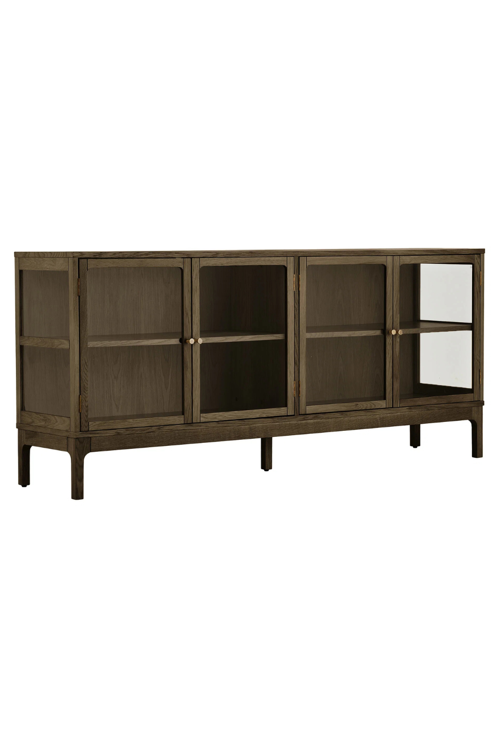 Zamora Skänk 40 x 180 x 80 cm Mörkbrun