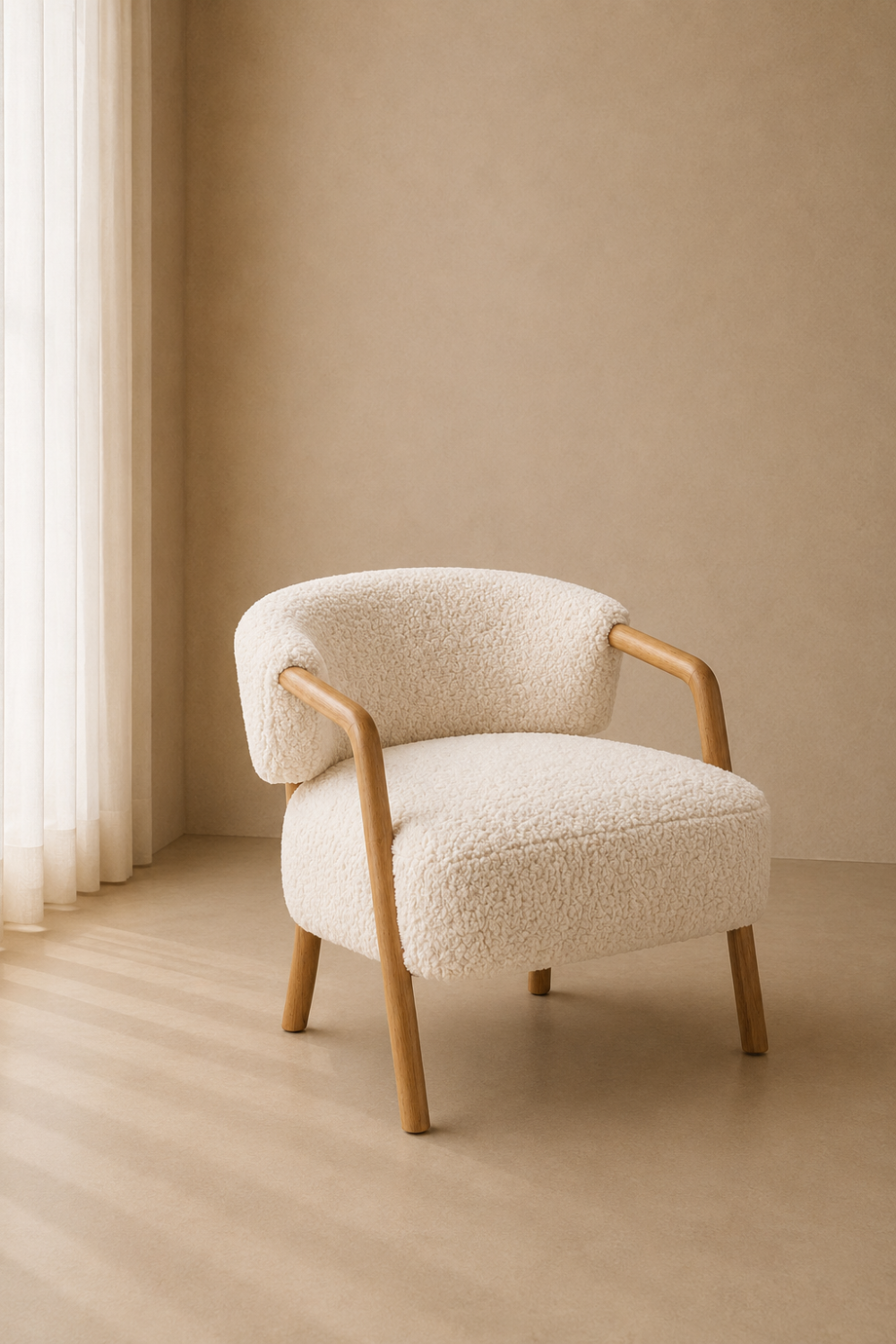 Dakar Loungestol Beige