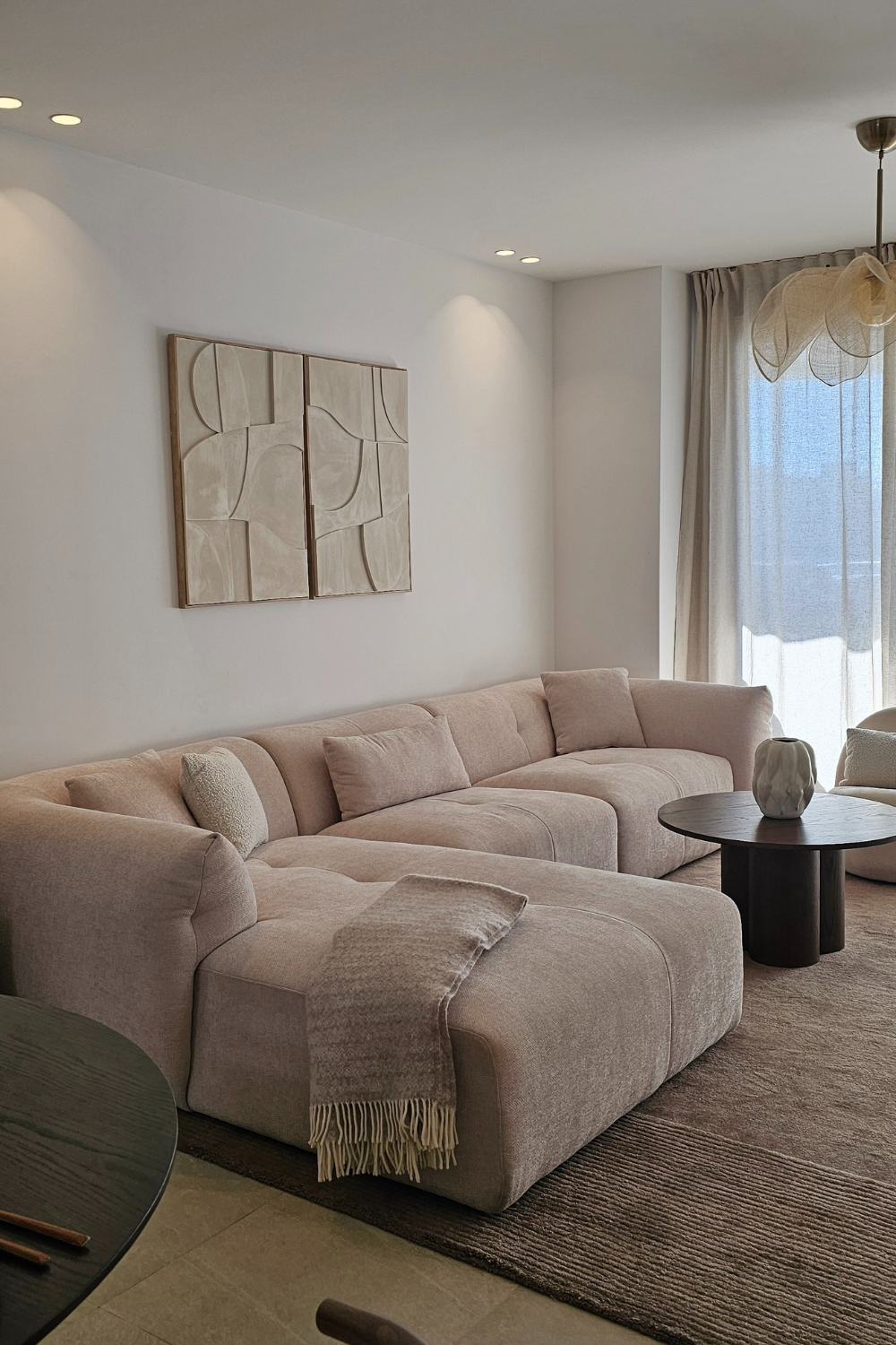 Positano kulmasohva Beige