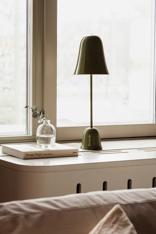 Bordslampa Blåklockan 16 Olivgrön