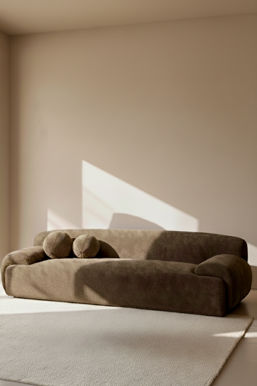 Copenhagen 3-sits soffa Brun Chenille