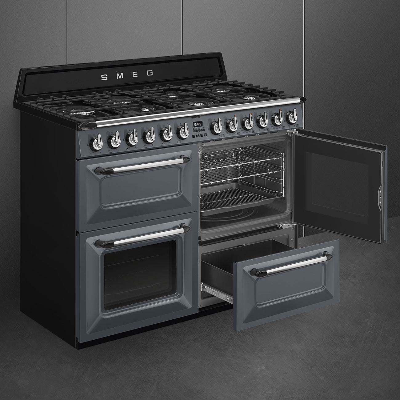 Gasspis 110x60 cm | Slate Grey