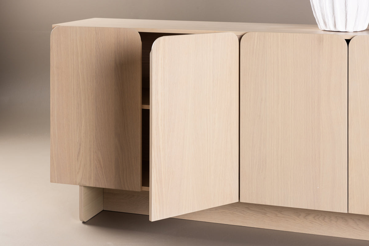Tyresö Schrank 42 x 160 x 80 weiß getüncht