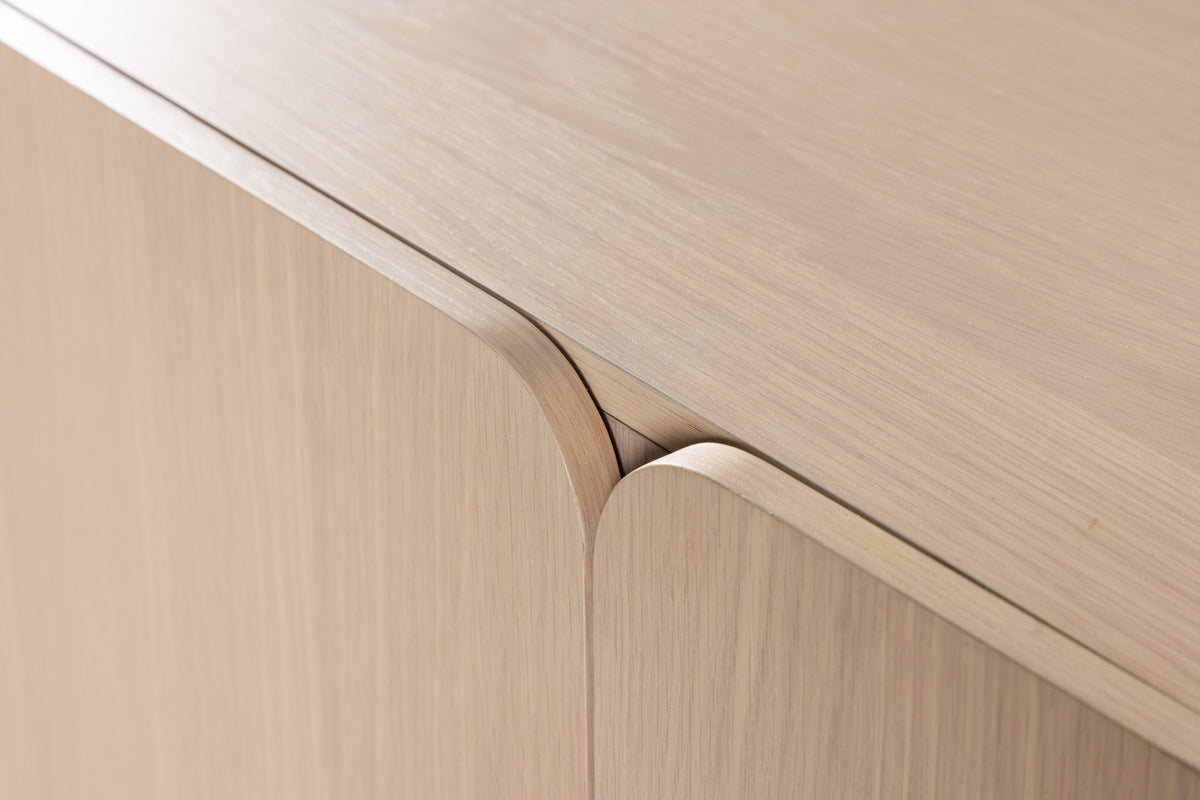 Tyresö Schrank 42 x 160 x 80 weiß getüncht