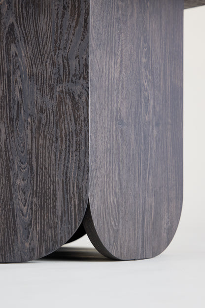Förhandsboka Tekla Soffbord ø80x45 cm - MDF med Svart 3D Papper