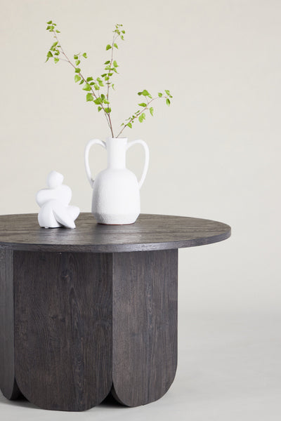Förhandsboka Tekla Soffbord ø80x45 cm - MDF med Svart 3D Papper