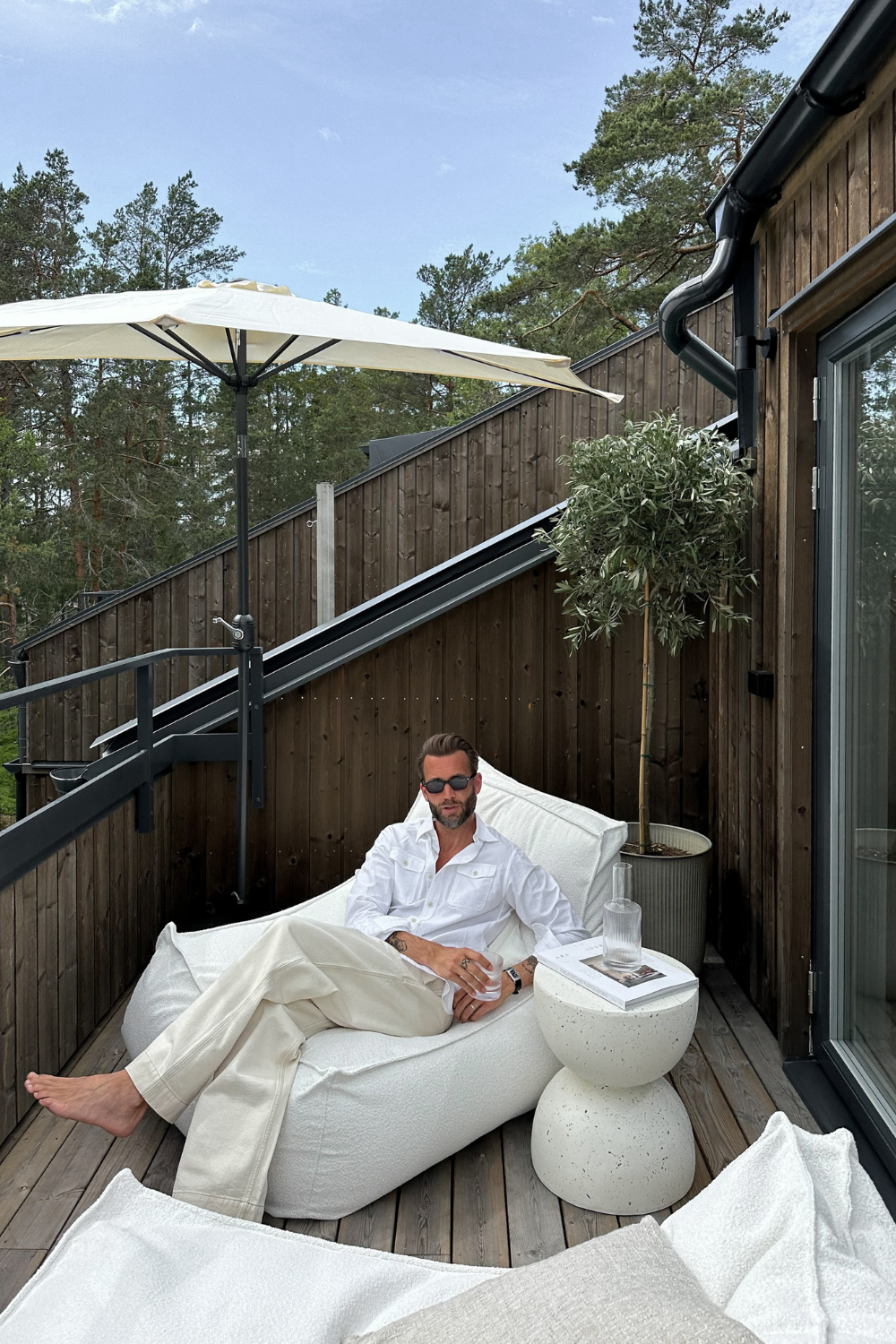 Redang Loungefåtölj Bouclé