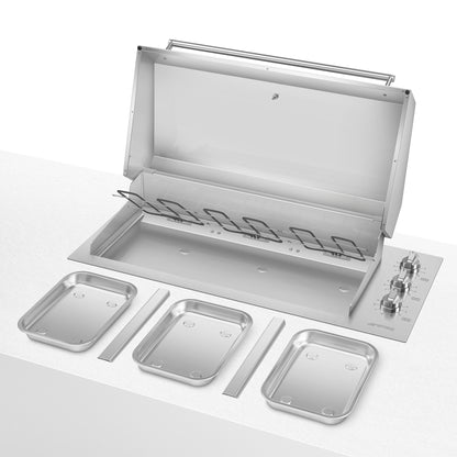 Elektrisk grill 120 cm | Rostfritt stål