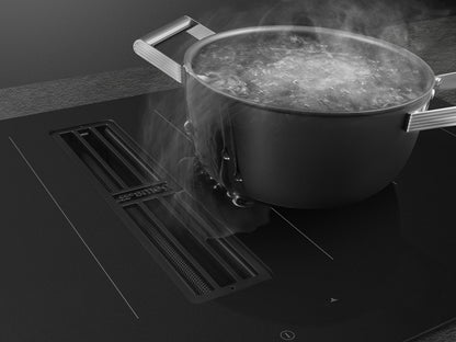 Induktionshäll med integrerad köksfläkt