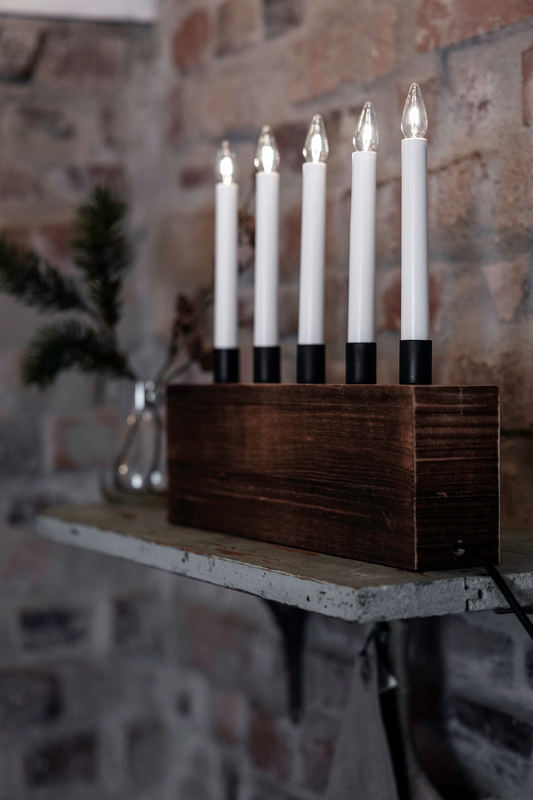 Albero Advent candle holder Brown 41 cm