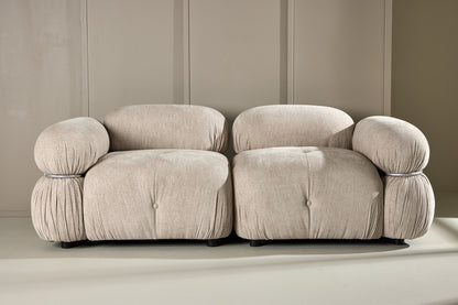 Mika två Soffmodul Beige