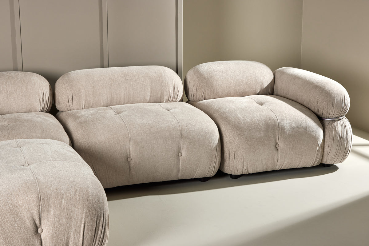 Mika 3 Soffmodul Beige med Divan
