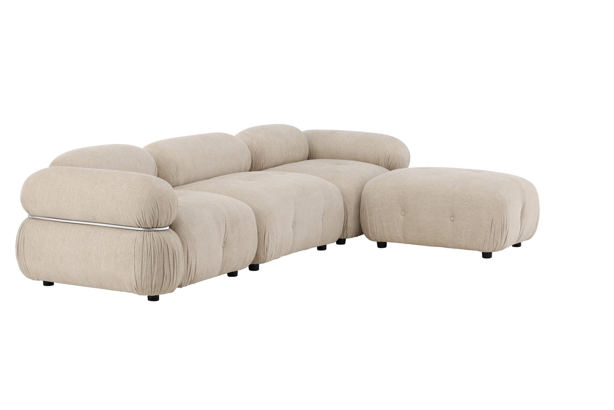 Mika 3 Soffmodul Beige med Divan