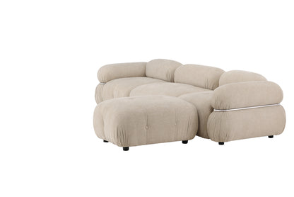 Mika 3 Soffmodul Beige med Divan