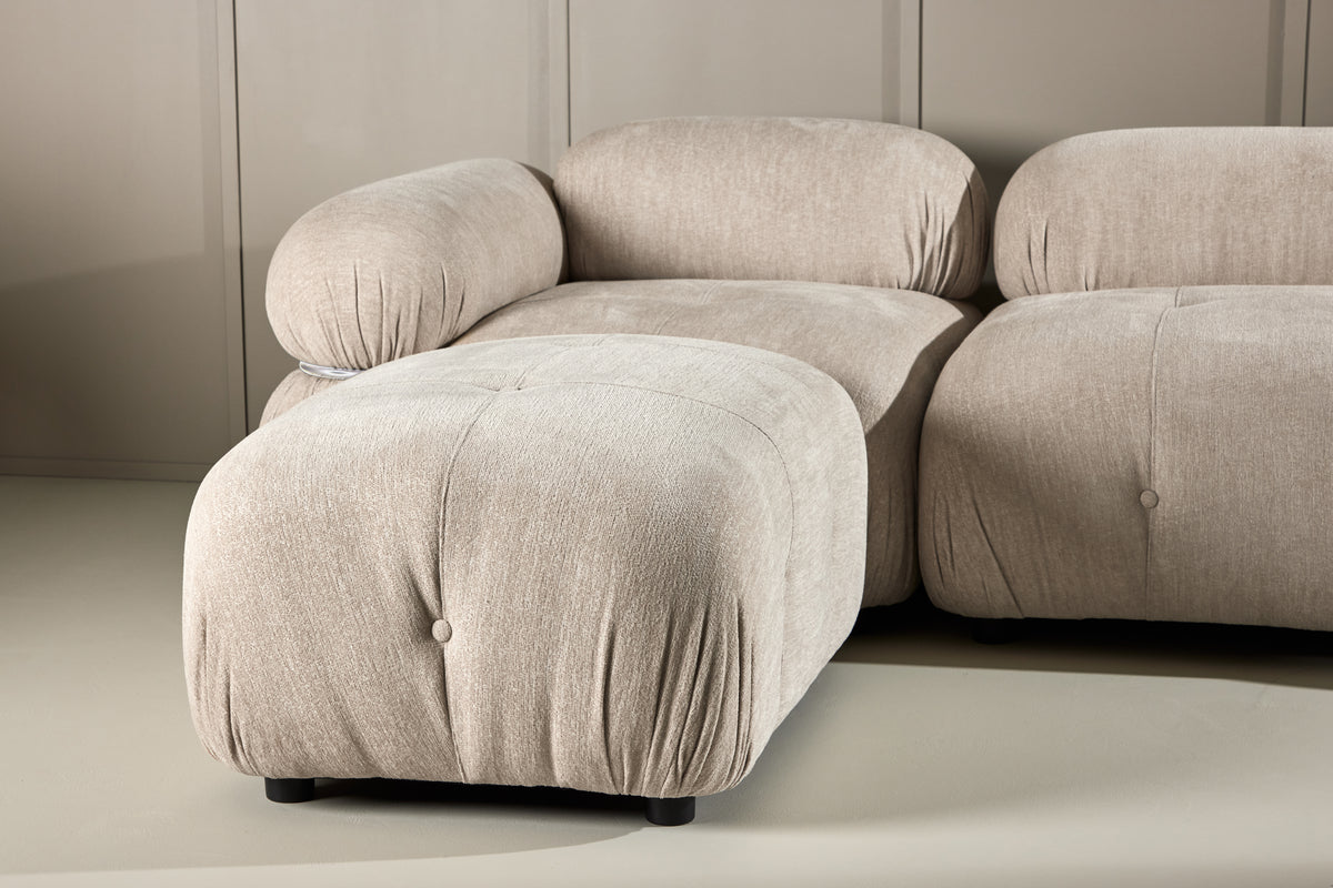Mika 3 Soffmodul Beige med Divan