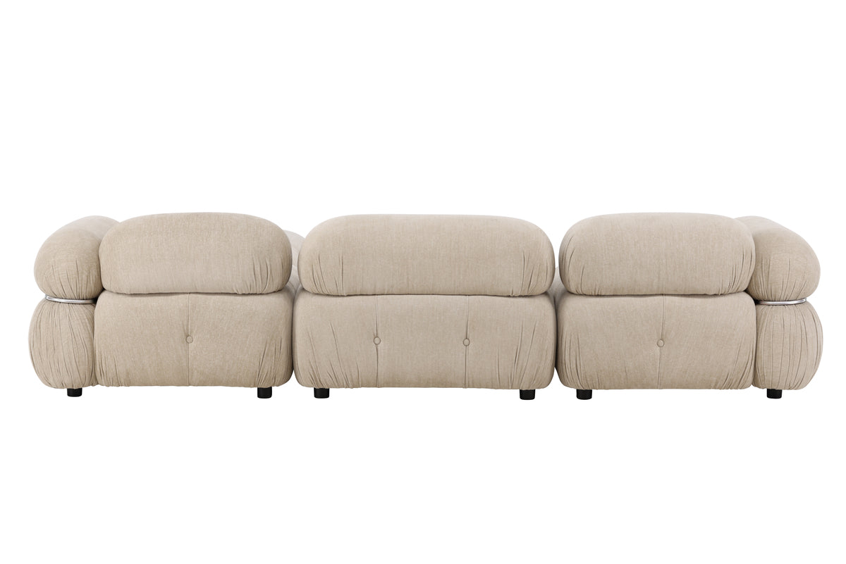 Mika 3 Soffmodul Beige med Divan
