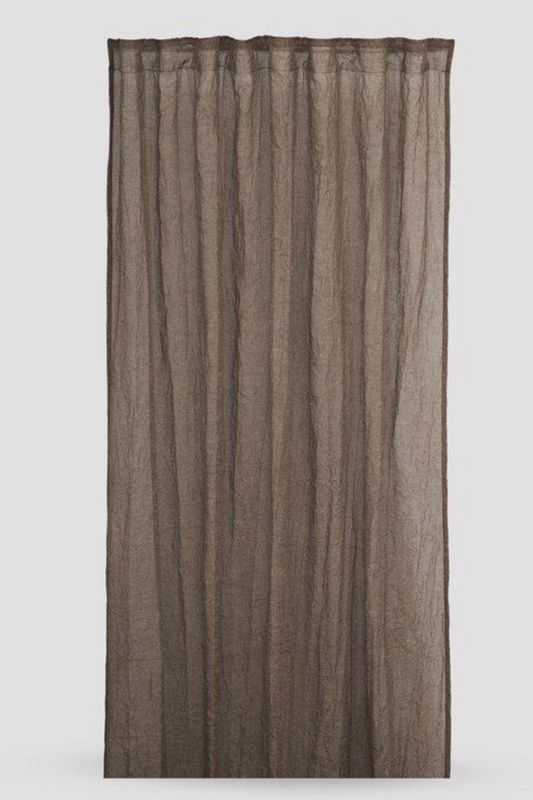 Mirja Curtain set 130x275 cm brown