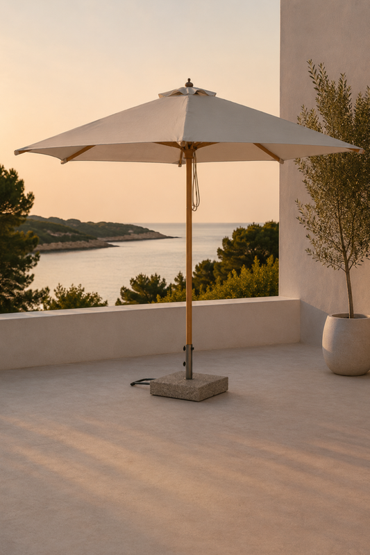 Naxos Parasoll Beige 300cm