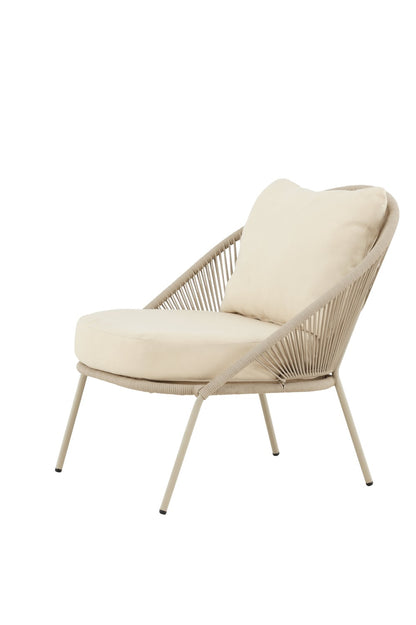 Lindos Loungefåtölj Beige