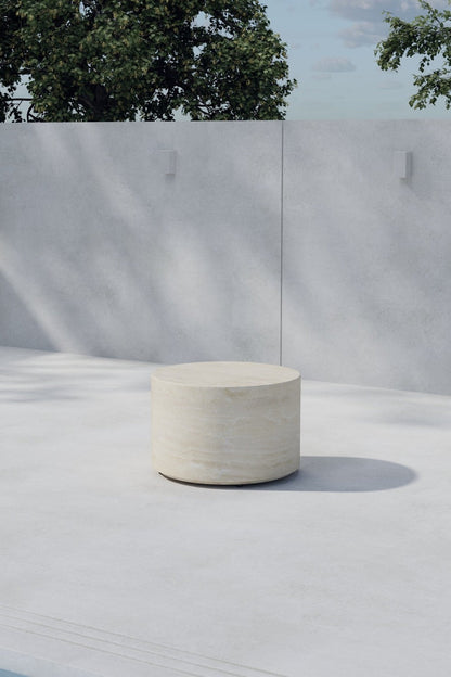 Lissabon Sidobord ⌀60 Beige