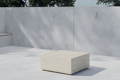 Lissabon Sidobord 80 X 80 X 35 Beige