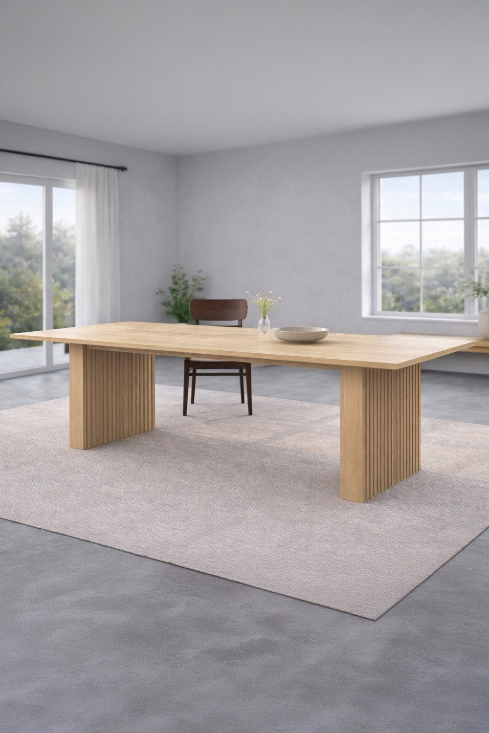 Humle Rektangulära Matbord 200 X 100 Natur