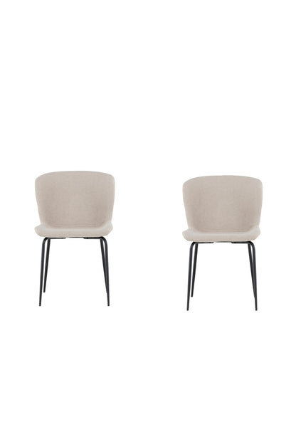 Modesto Matstolar 2-pack Beige 