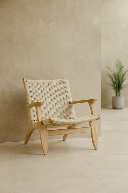 Lazy  Fåtölj Vitputsad