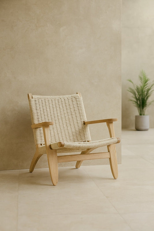 Lazy  Fåtölj Vitputsad