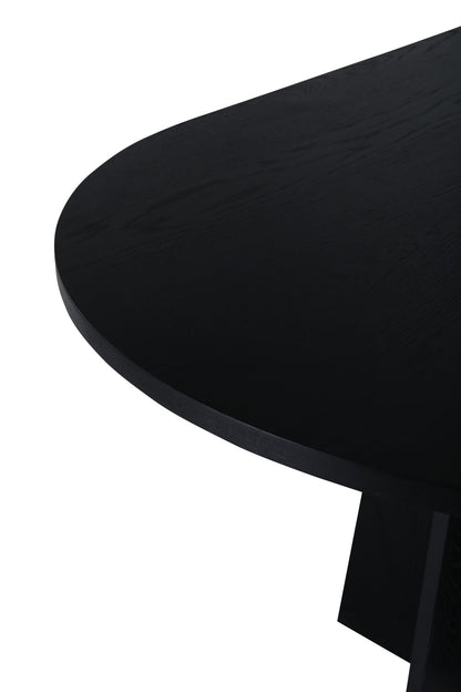 Bootcut Ovala Matbord 230 X 115 Svart