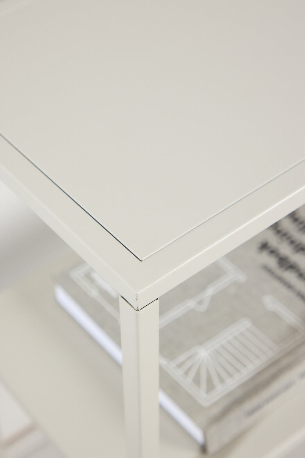 Staal Hylla 80x81 Beige