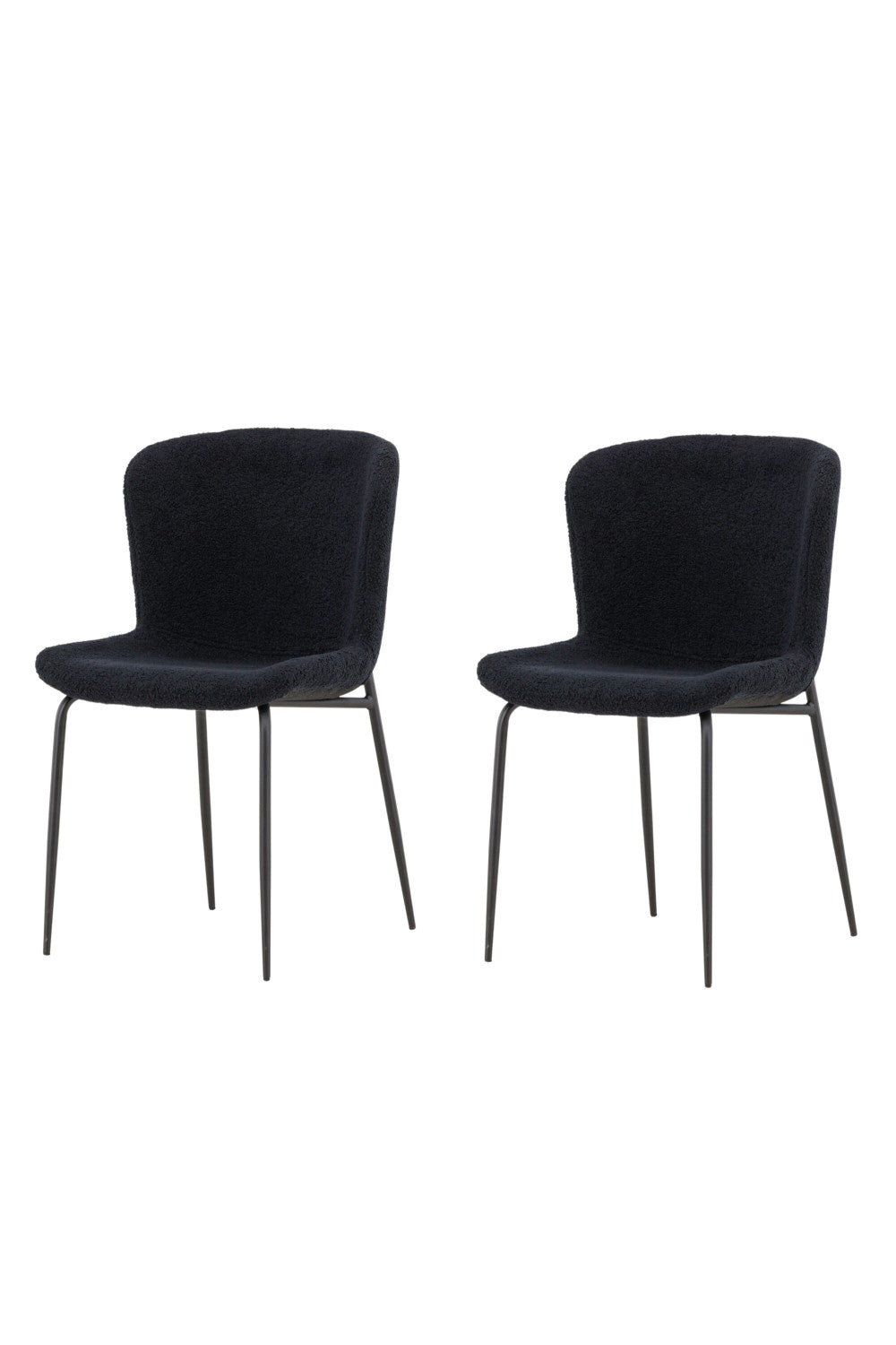 Modesto Matstolar 2-pack Svart