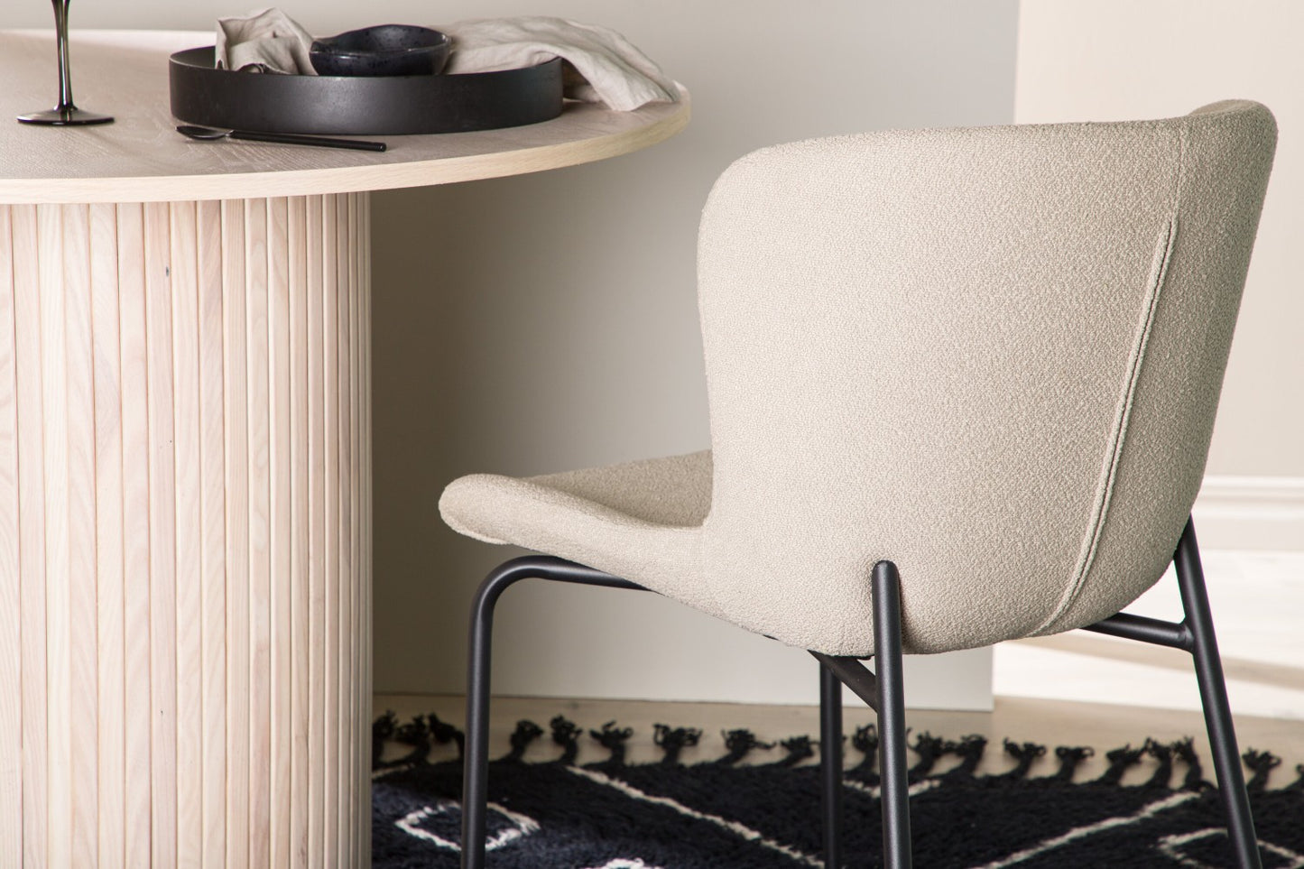Modesto Matstolar 2-pack Beige 