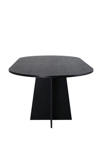 Bootcut Ovala Matbord 230 X 115 Svart