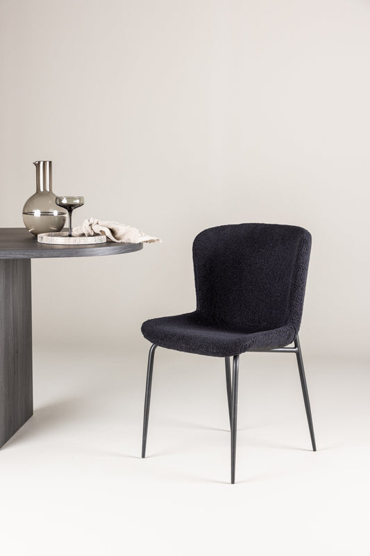 Modesto Matstolar 2-pack Svart