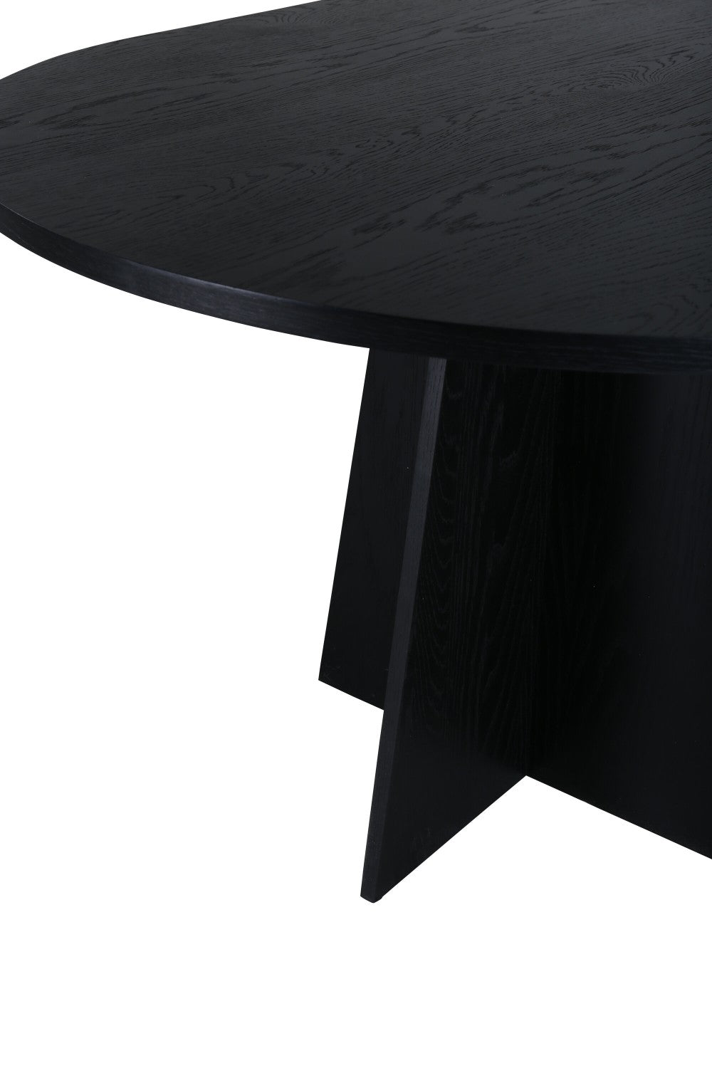 Bootcut Ovala Matbord 230 X 115 Svart
