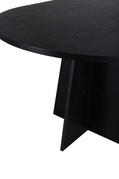 Bootcut Ovala Matbord 230 X 115 Svart