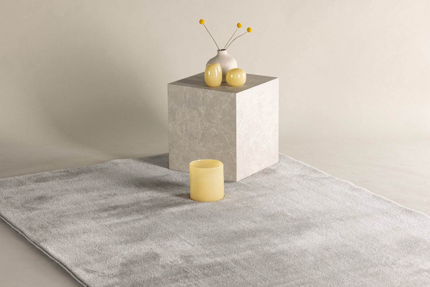 Blanca Rektangulära Matta 230 X 160 Ljusgrå