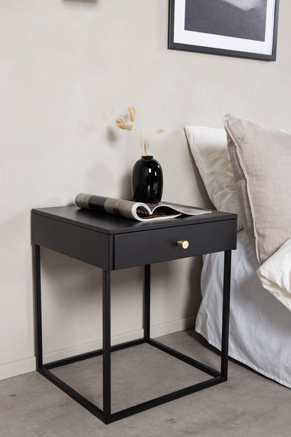 Bakal Sängbord 43 x 43 Svart
