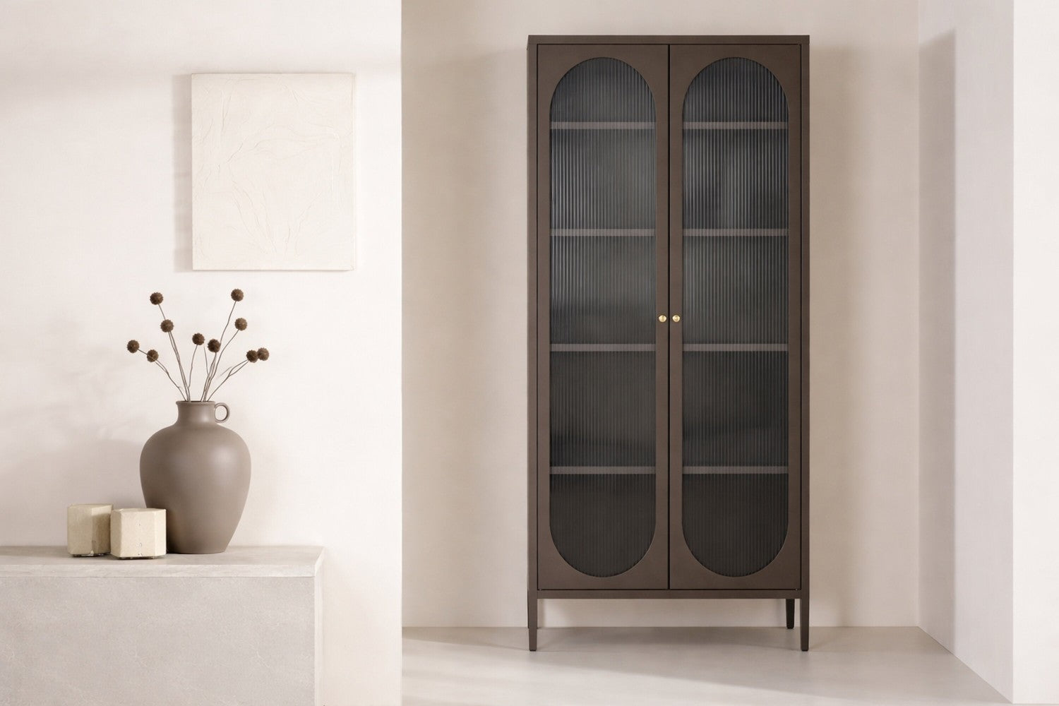 Lima Skåp 180 X 80 X 35 Brun