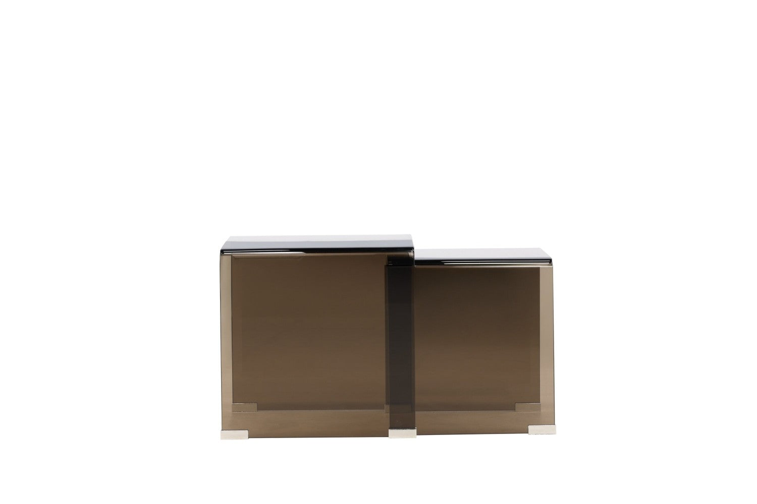 Telemark Sidobord Table 1: 42 X 42cm, Table 2: 36 X 36cm Brun