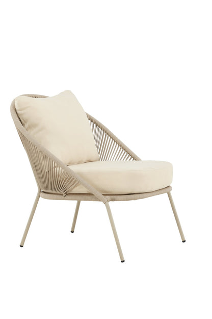 Lindos Loungefåtölj Beige